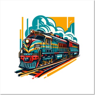 Diesel locomotive Posters and Art